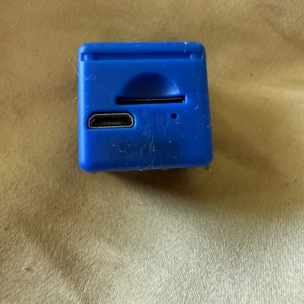 Blue Mini Motion Activated Security Camera